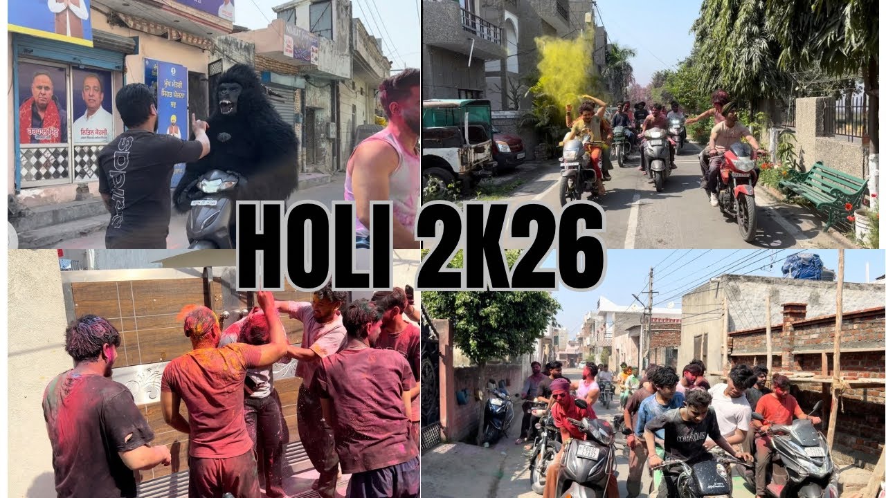 HOLI 2K26❤️🔥| PUNJAB DI HOLI 
