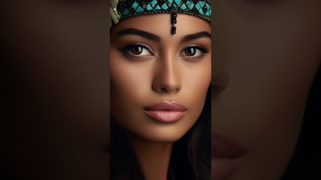 Pacific Island Heritage 🇼🇸 🇼🇸 🇼🇸 🇼🇸🌟Beautiful Ethnic Samoan Woman Cultural Portrait GlobalFacescapes