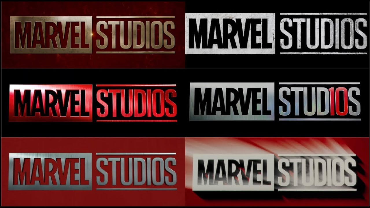 Marvel Studios logos from Trailers (MCU 2008-2024) including Deadpool 3