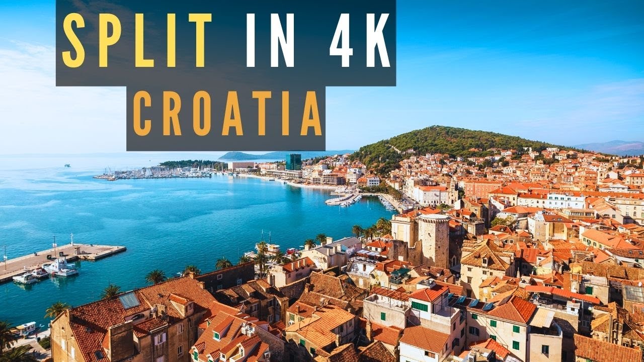 Amazing Split Croatia 4K Tour | City by Drone
