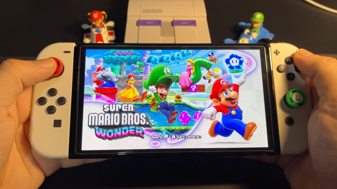 COMO É JOGAR MARIO WONDER NO SWITCH OLED?