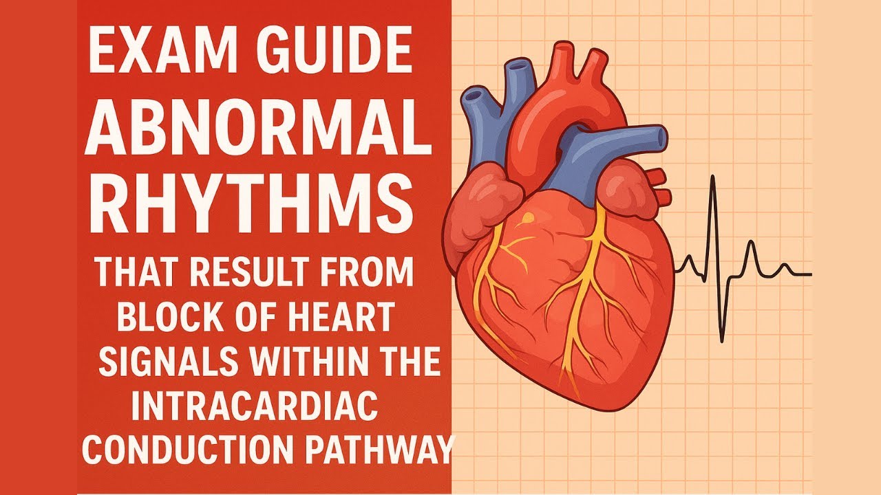 Abnormal Rhythms That Result from Block of Heart Signals Within the Intracardiac Conduction Pathway