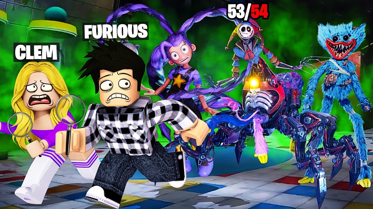 JE TROUVE TOUS LES PERSONNAGES POPPY PLAYTIME CACHÉ DANS ROBLOX !