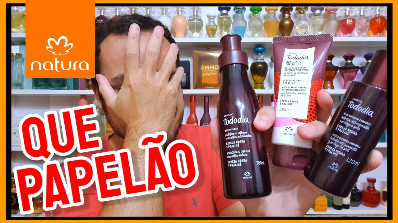 Resenha TODO DIA CEREJA NEGRA E PRALINÉ da Natura (Que Papelão Foi Aquilo gente?)