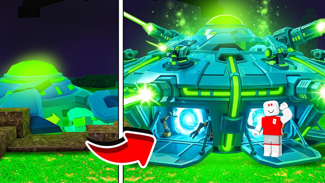 I Built The Most OVERPOWERD UFO AFK BASE in 99 Nights in the Forest!