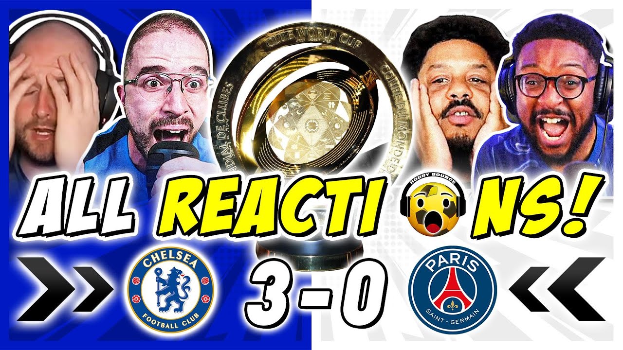 CHELSEA + RIVAL & HATERS FAN REACTIONS TO CHELSEA 3-0 PSG | FIFA CLUB WORLD CUP FINAL FANS REACTION