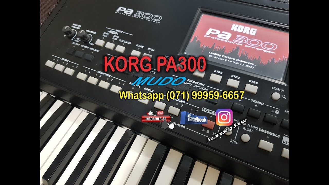 Korg Pa300 Sem Áudio