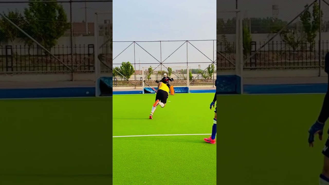How to fake in Darg flick #foryou #fieldhockeyplayer #shortsvideo #hockeyplayer