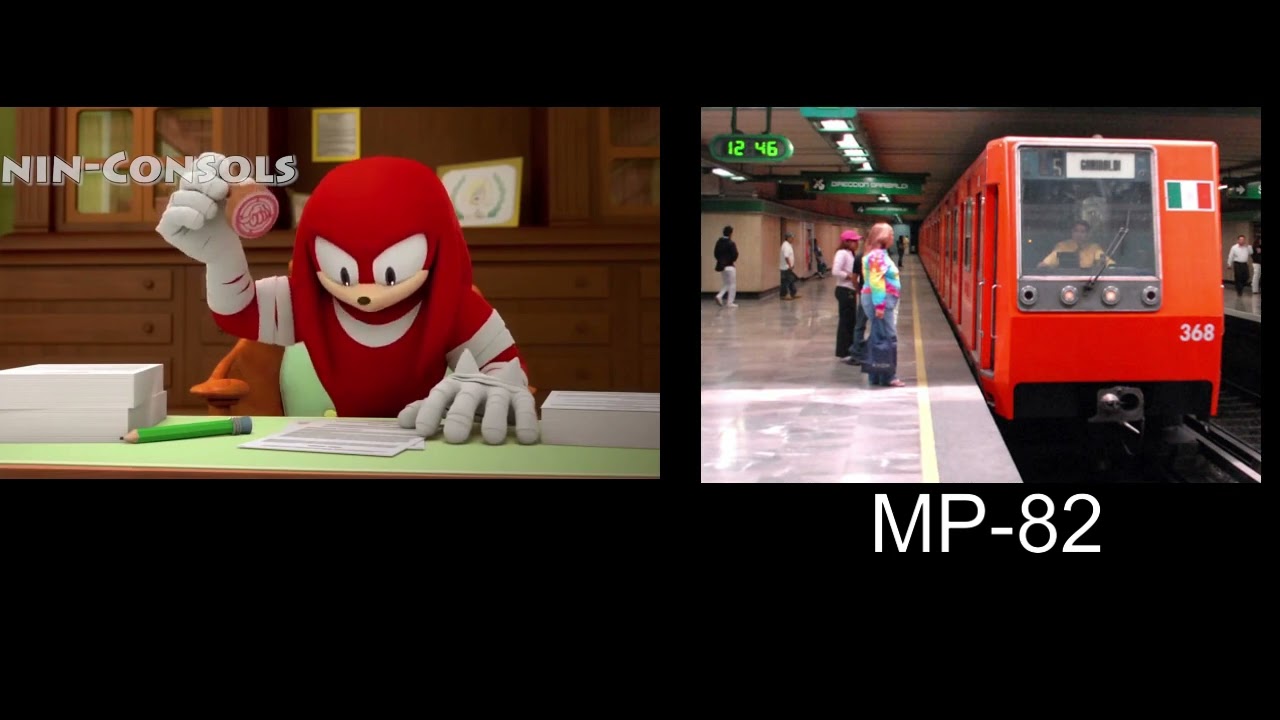 KNUCKLES APROBANDO TRENES DEL METRO DE LA CDMX PARTE 1