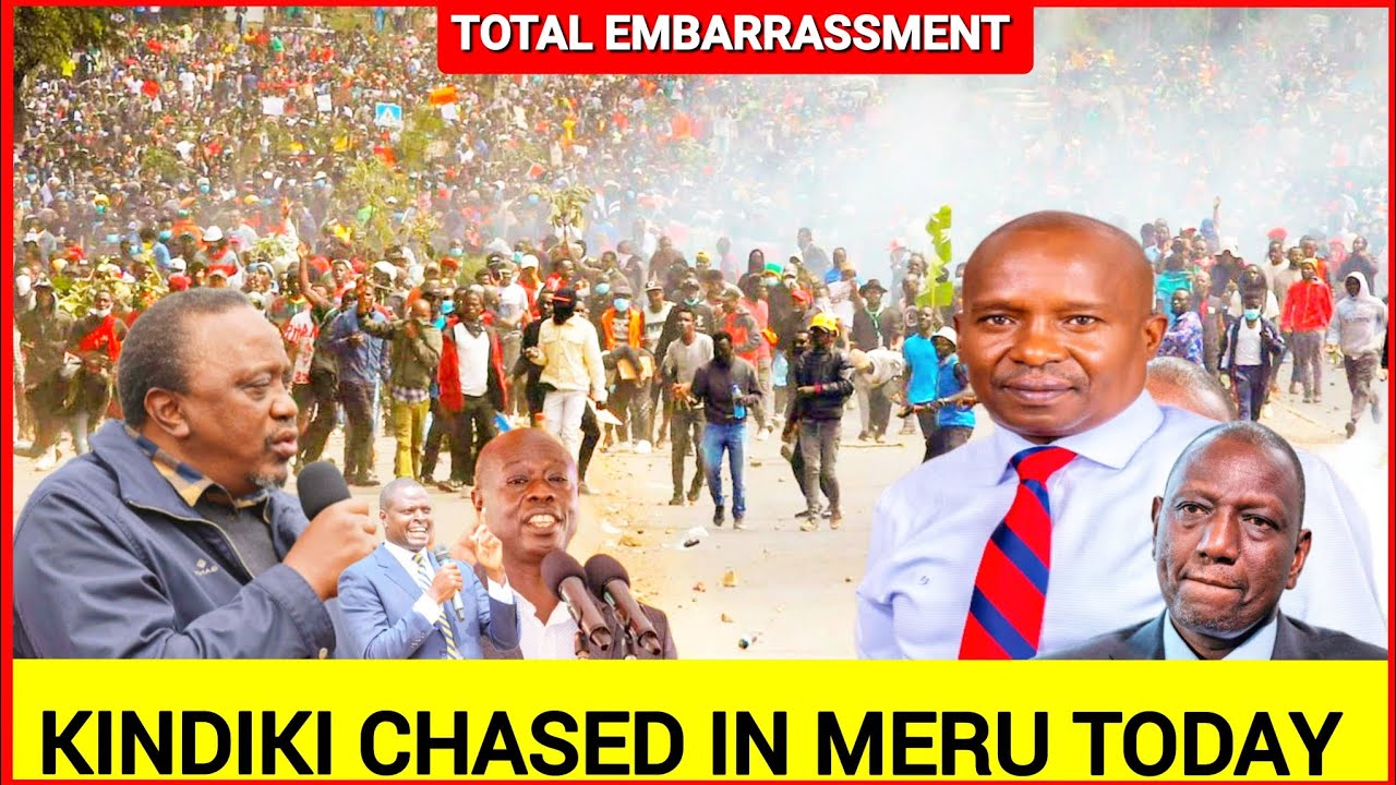 Toka hapa msaliti! Kindiki heckled and chased in his homecounty Tharaka Nithi by angry residents 
