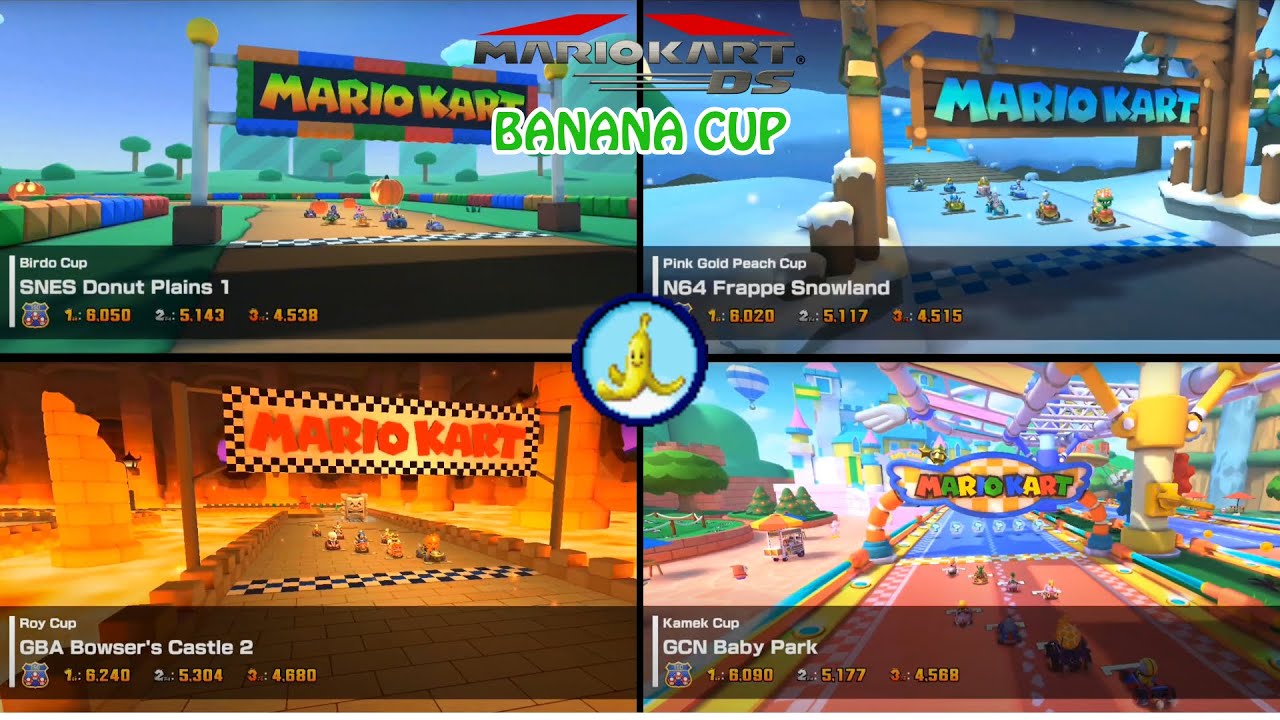 Mario Kart DS Banana Cup in Mario Kart Tour