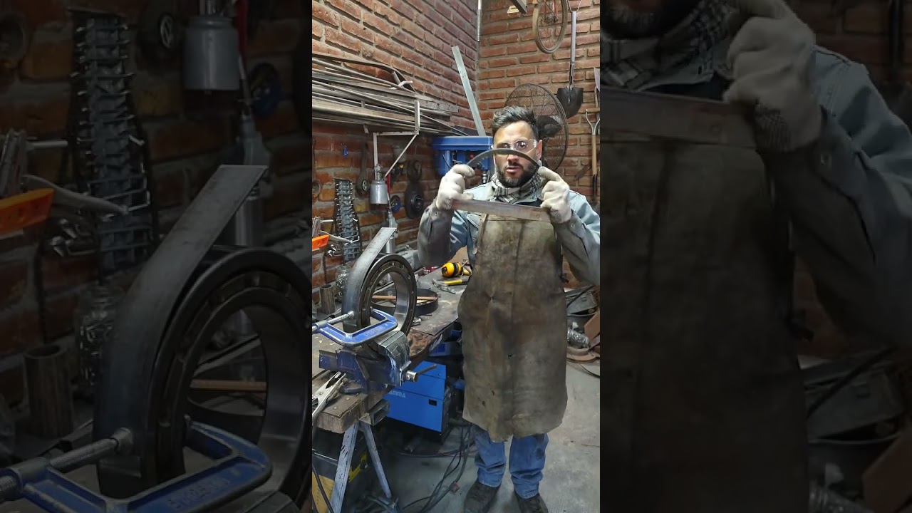 Cómo hacer ruedas de hierro para fogonero o mueble.. Video NRO. 1