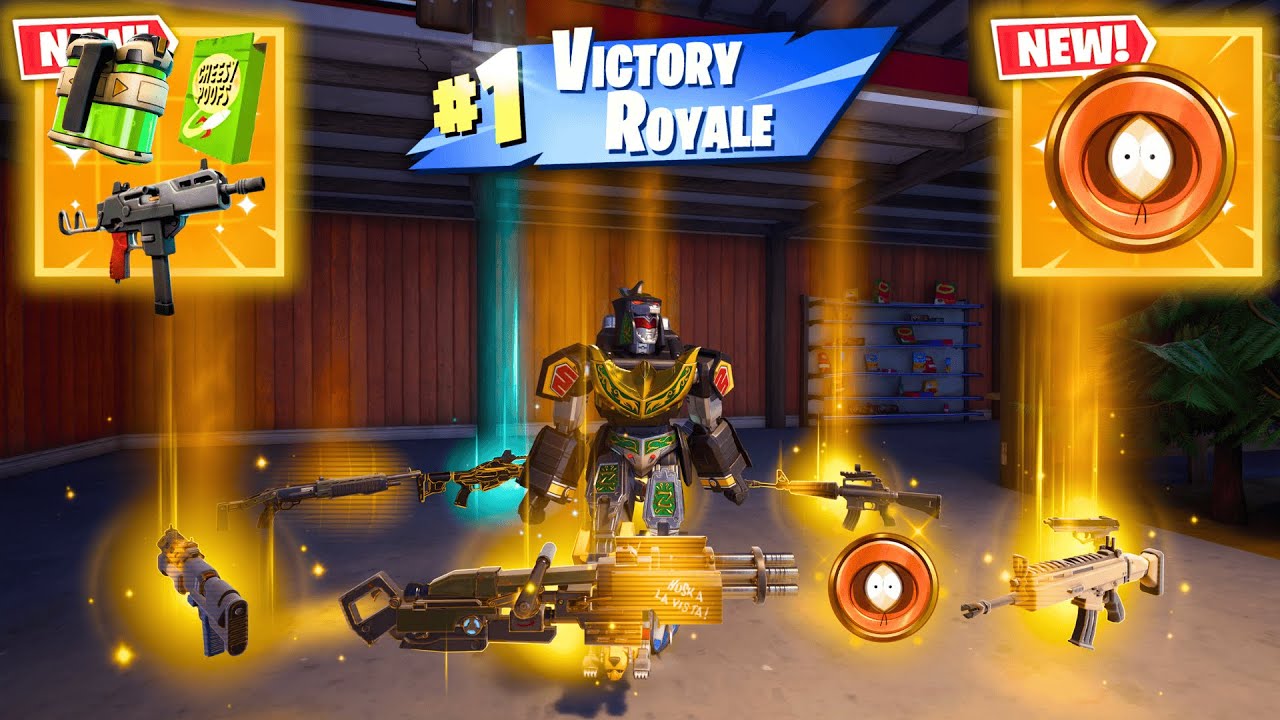 ALL MYTHIC AND EXOTIC GUNS IN FORTNITE (NEW! Fortnite Chapter 7 Season 1)