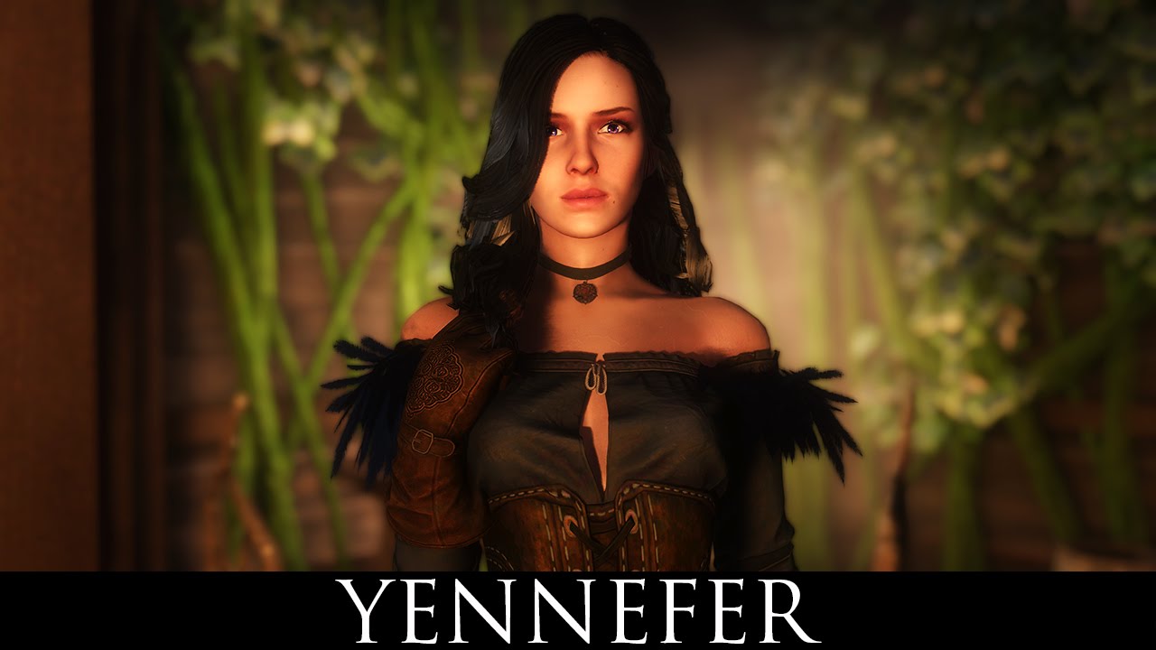 TES V - Skyrim Mods: Yennefer