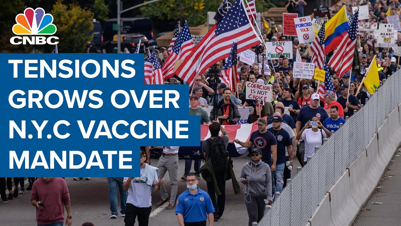 N.Y.C. braces for shortages of cops and firefighters over vaccine mandate