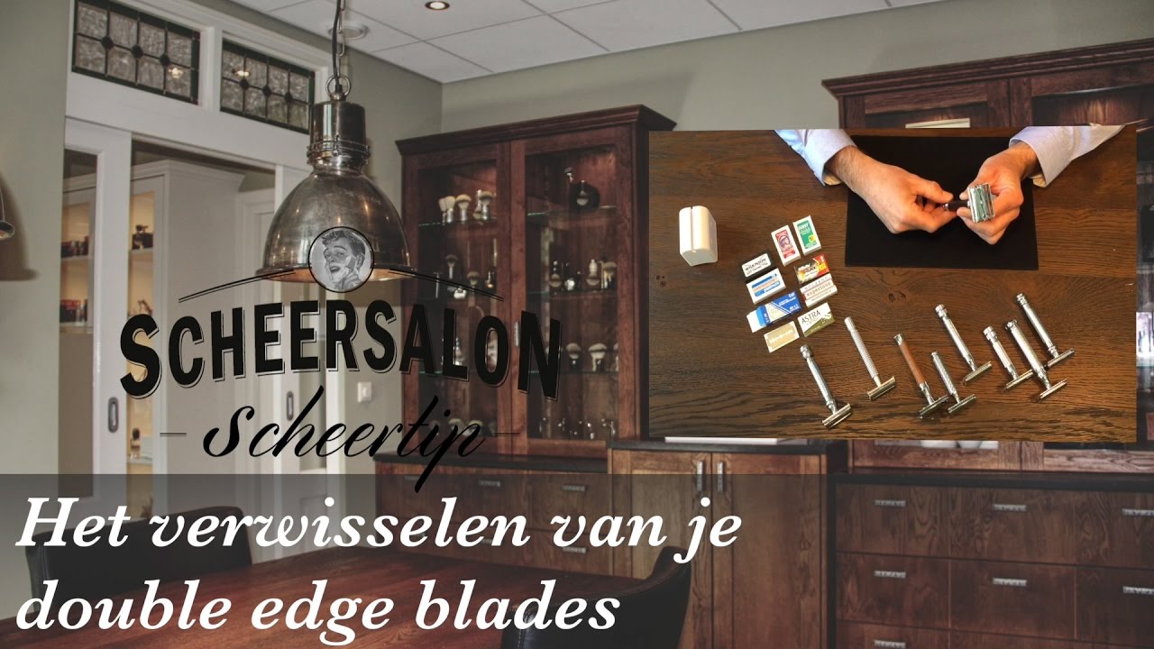 Hoe plaats ik Double Edge Blades in mijn Safety Razor? - Scheersalon.nl
