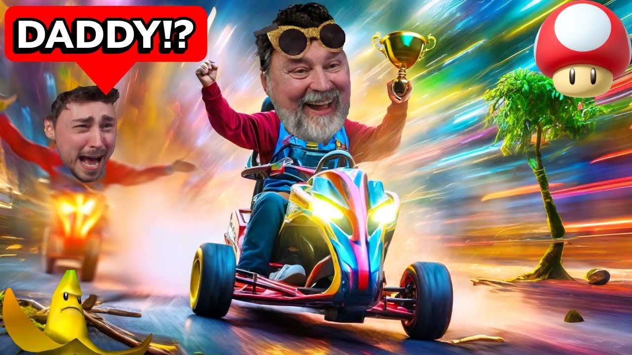 VATER VS. SOHN😂 Das ultimative MARIO KART Duell