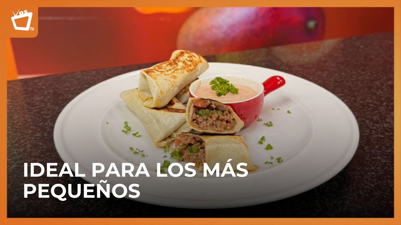 Aprendé a hacer el burrito de carne perfecto en casa