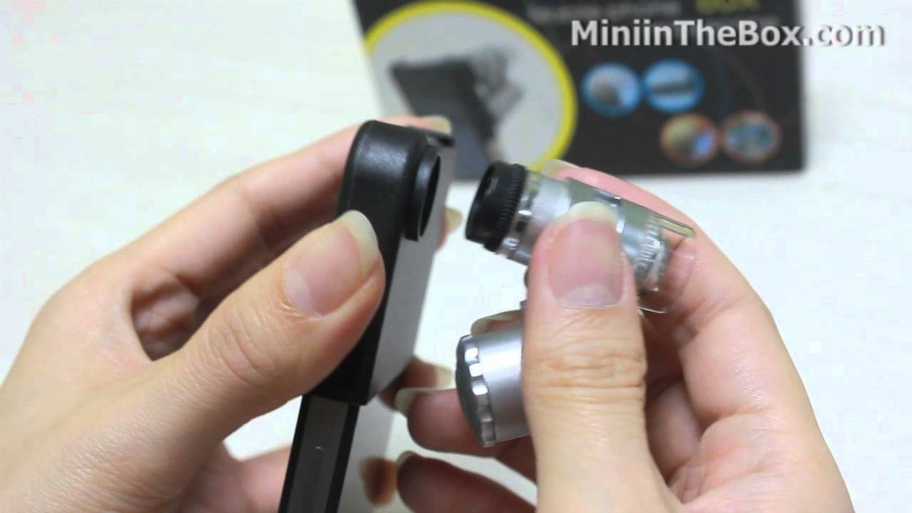 iPhone LED Microscope From MiNiInTheBox