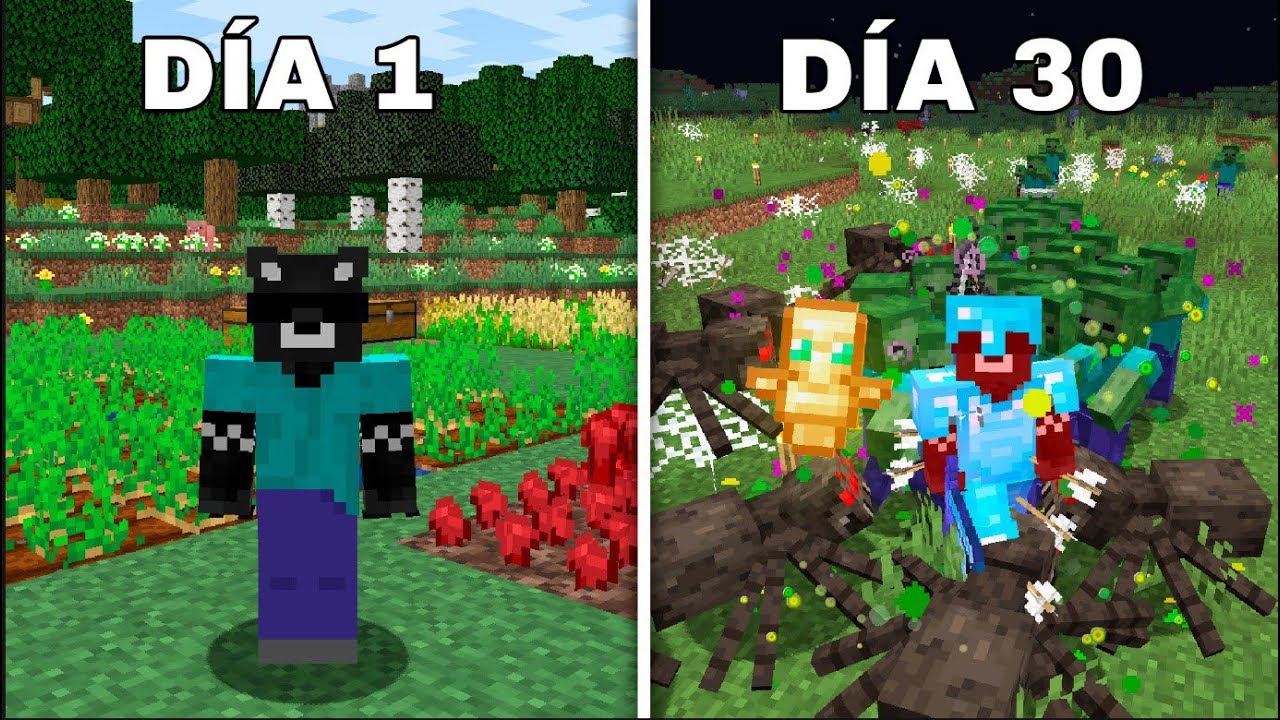Sobreviví los 30 días MAS DIFICILES de MINECRAFT