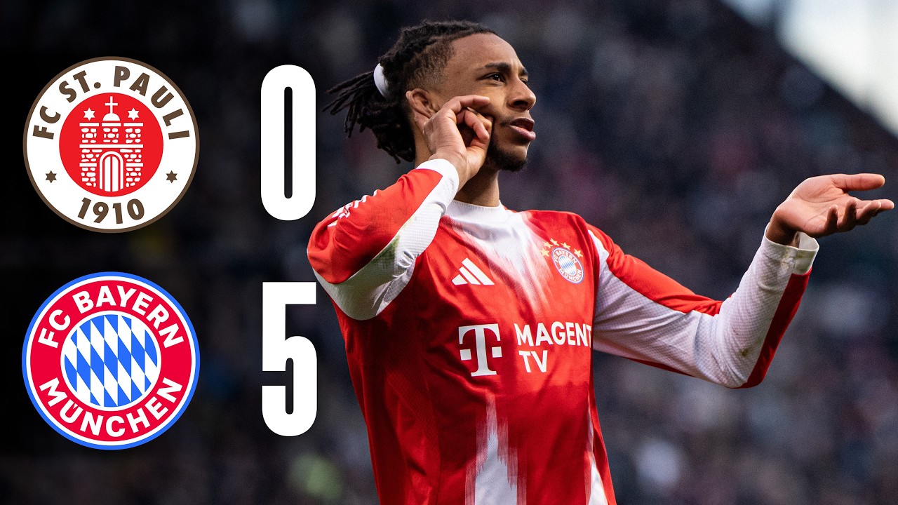 Bundesliga goal-scoring record broken! | FC St. Pauli 0-5 FC Bayern | Highlights & Interviews