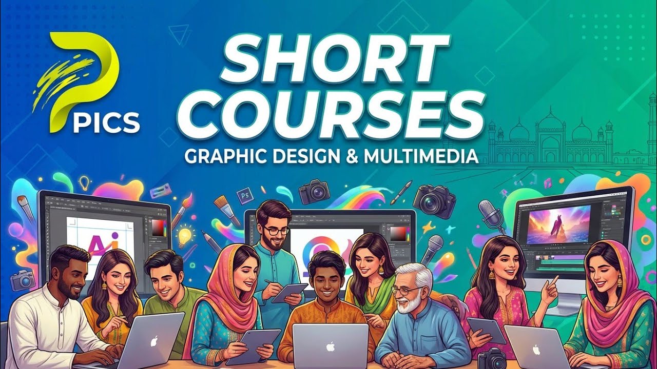 Top Short Courses in Graphic Designing & Multimedia Skills in Pakistan | Creative Digital Skills