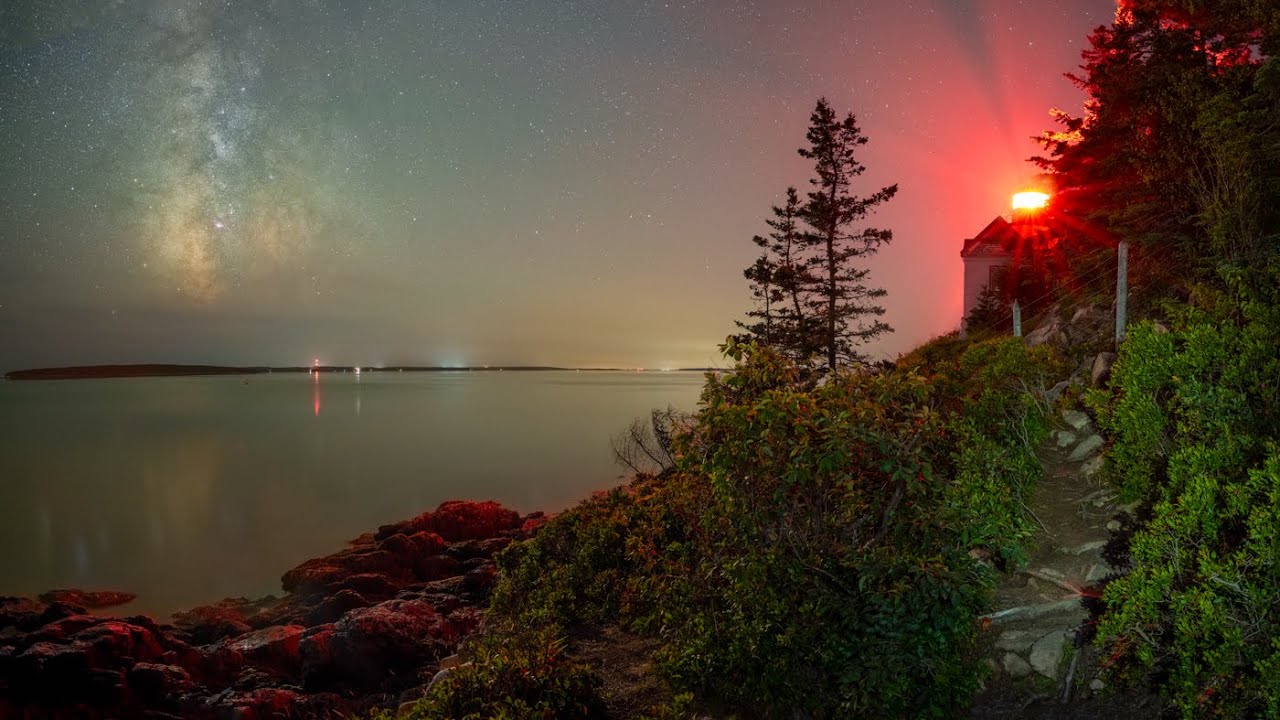 Dealing with harsh light - Bass Harbor Light MW Pano Blend Tutorial