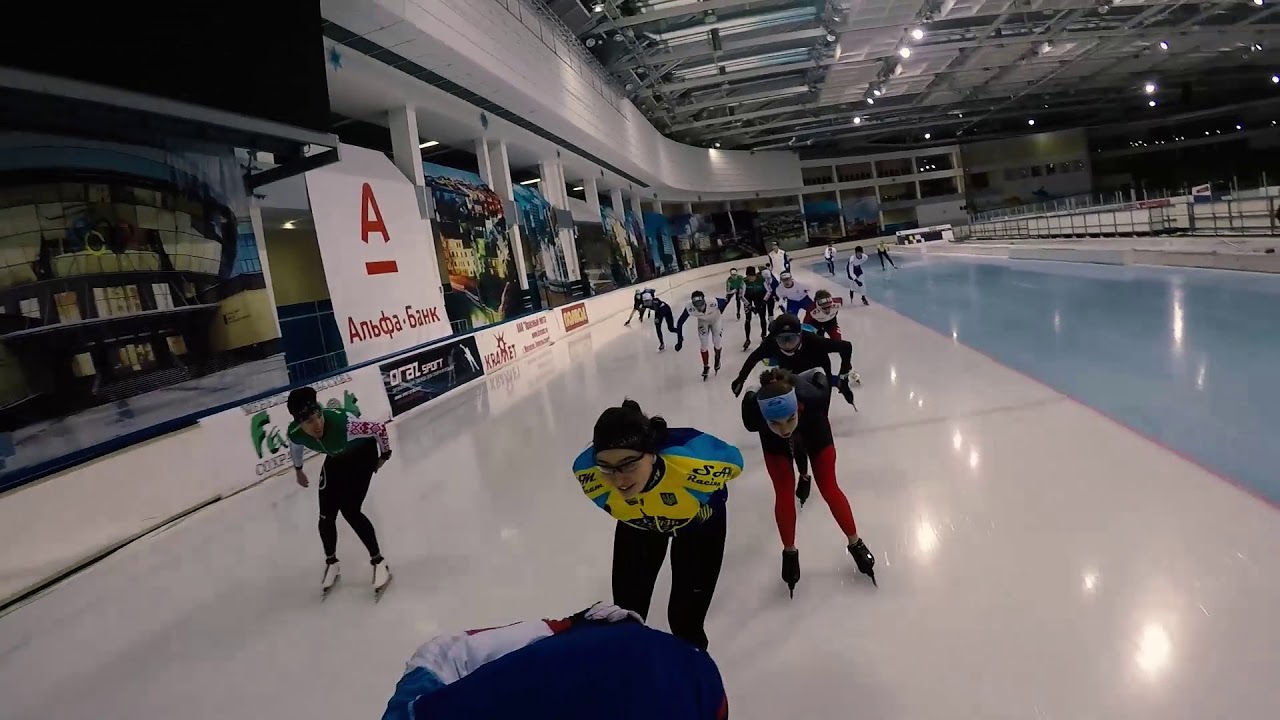 Ice speed skating training for attack in mass start (pascal briand vlog 112)