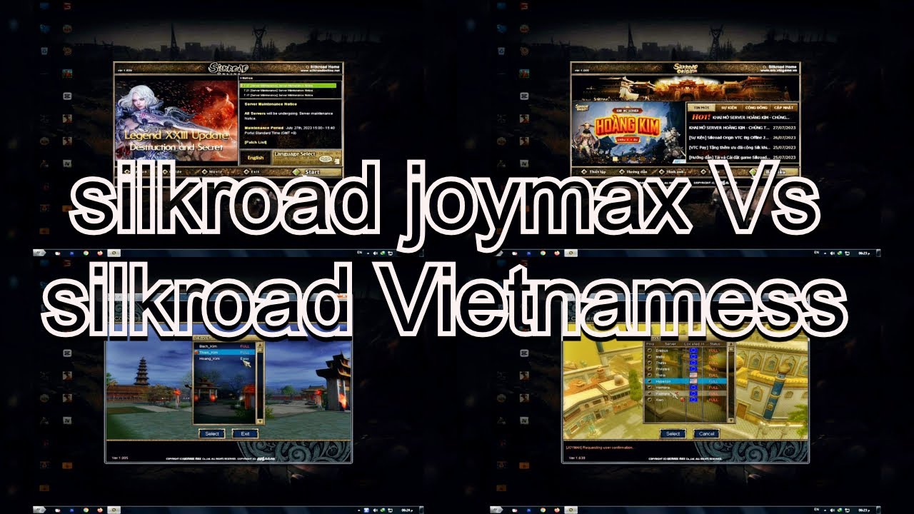 silkroad joymax Vs silkroad Vietnamess / bye joymax good luck