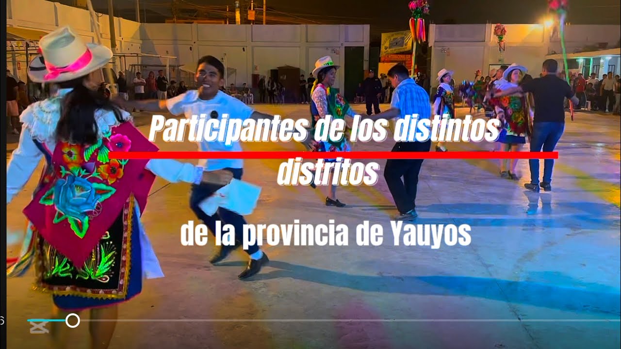 DANZA DE LAS PASTORAS YAUYINAS: PATRIMONIO CULTURAL ( concurso de parejas )
