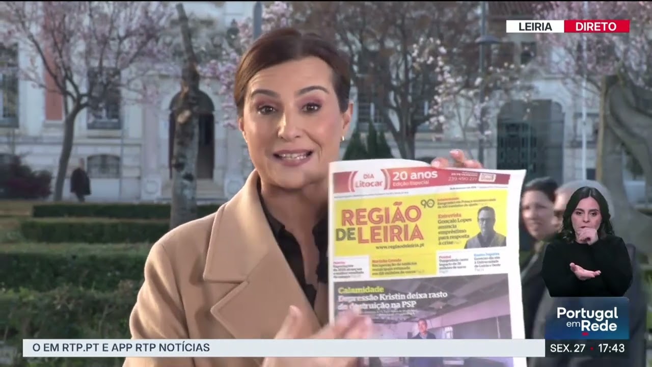 Portugal em Rede divulga trabalho desenvolvido pelo REGIÃO DE LEIRIA durante a calamidade