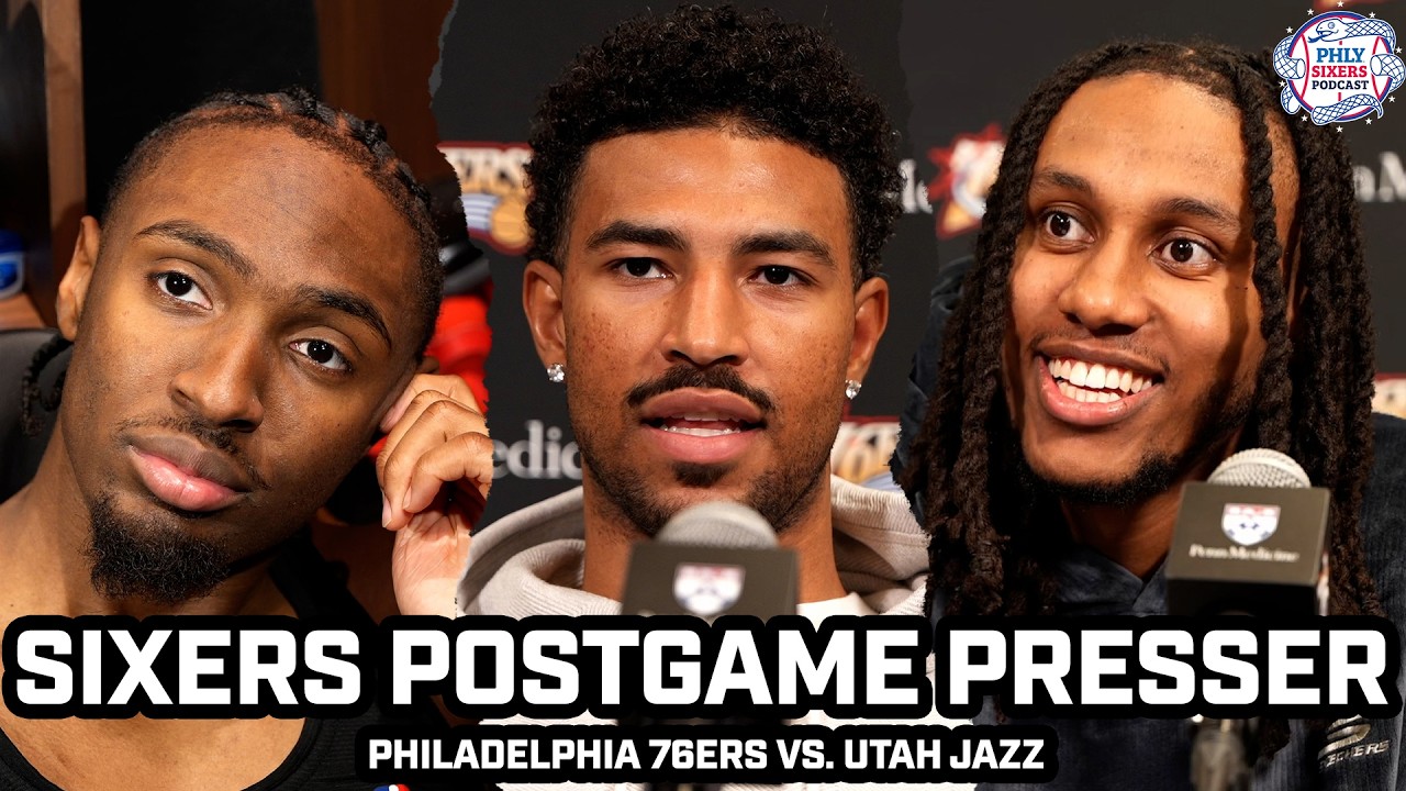 Jabari Walker, Tyrese Maxey REACT to Win Over Utah Jazz