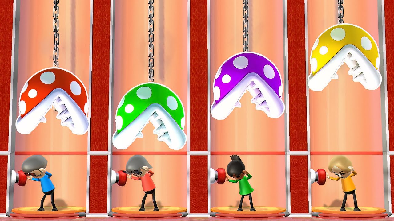[2 Player] Wii Party Minigames - Toad Vs Sonic Vs Sakura Vs Eddy (Master Difficulty)