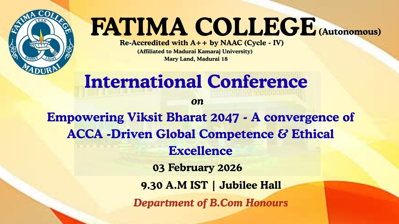 Empowering Viksit Bharat 2047 - A convergence of ACCA -Driven Global Competence & Ethical Excellence