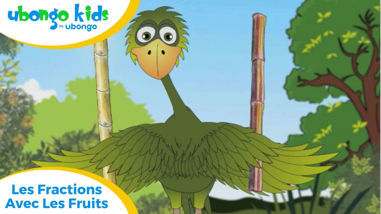 Episode #7 Les Fractions Avec Les Fruits | Ubongo Kids | Dessin animé éducatif d’Afrique