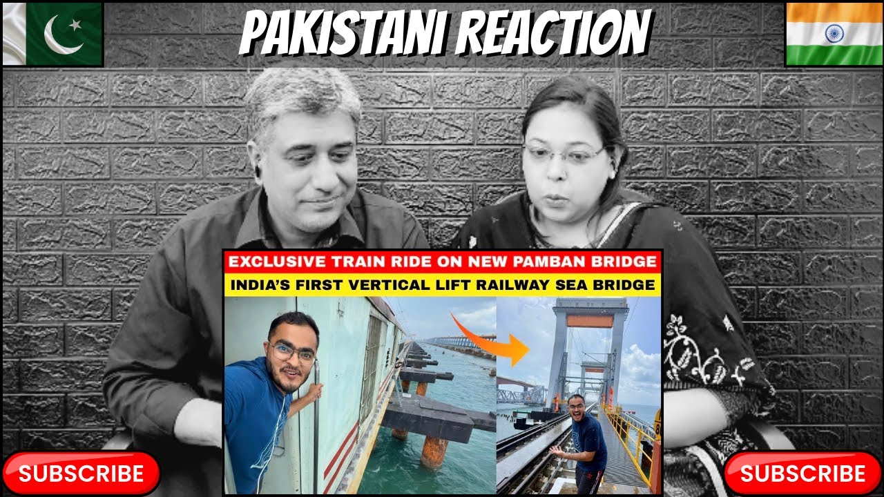 Exclusive FIRST TRAIN Ride on NEW PAMBAN BRIDGE | Reaction!