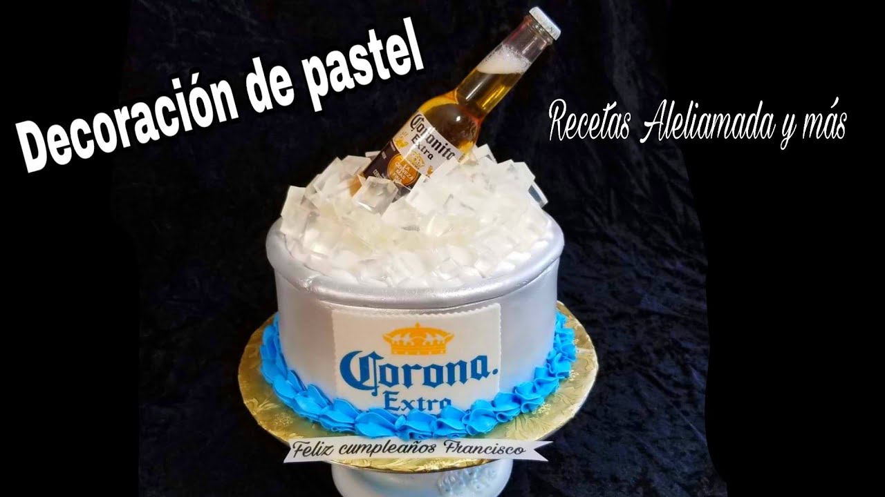 Decoración de Pastel Sencilla/ Coronita 🍺