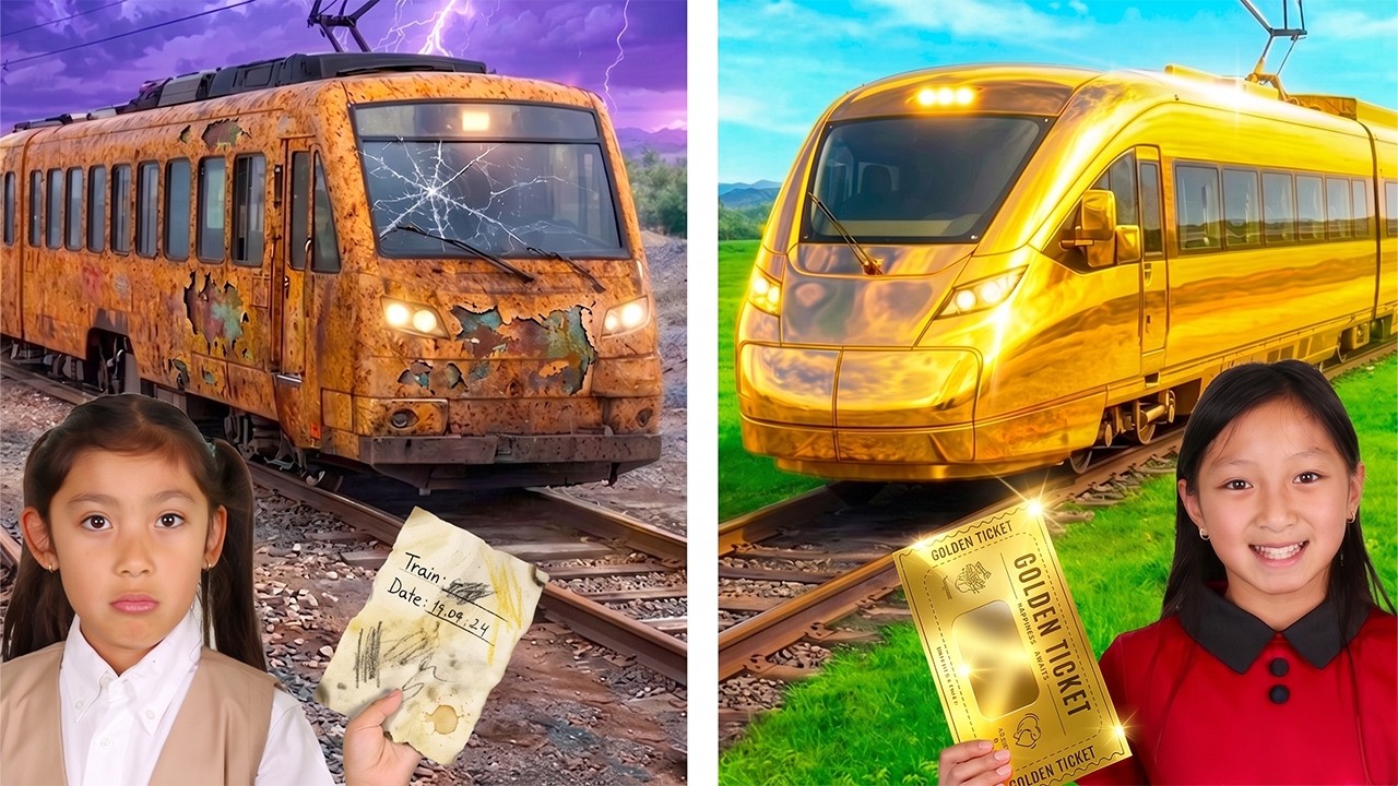 Maddie and Eva's Amazing Train Adventure!