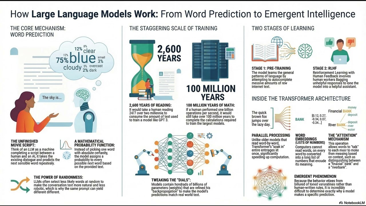 The Mechanics of Large Language Models