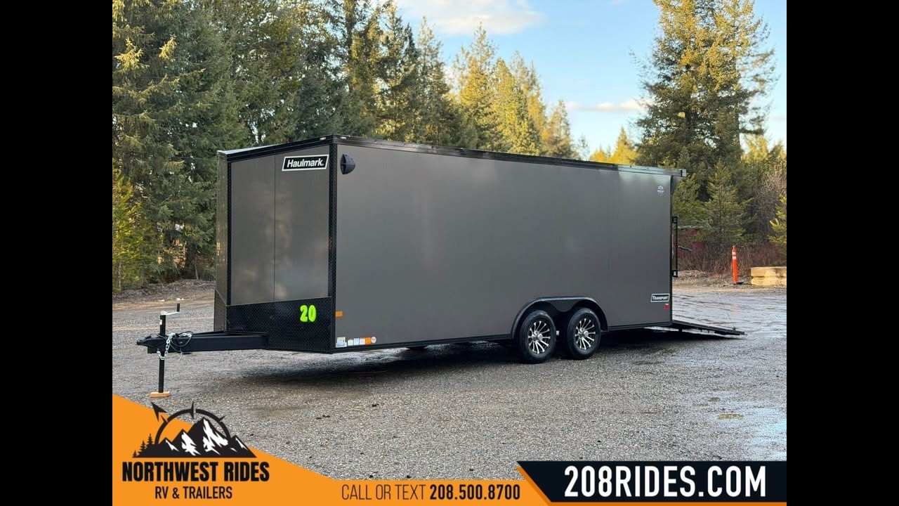 2026 Haulmark 8.5×20 Enclosed Car Trailer | Finished Interior |.080 Polycore Panels