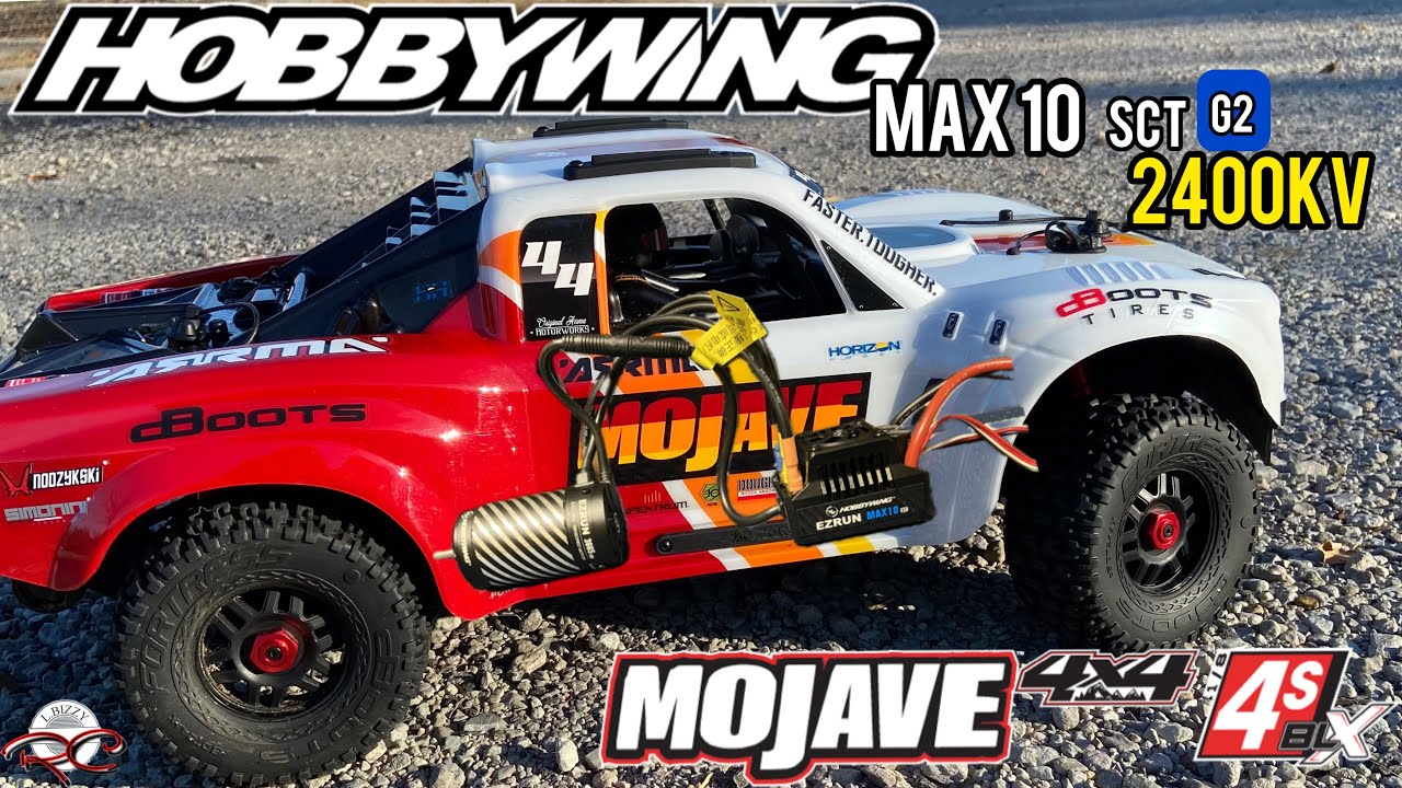 Arrma Mojave 4S //SUPER SMOOTH// Hobbywing Max10 G2 SCT 2400kv
