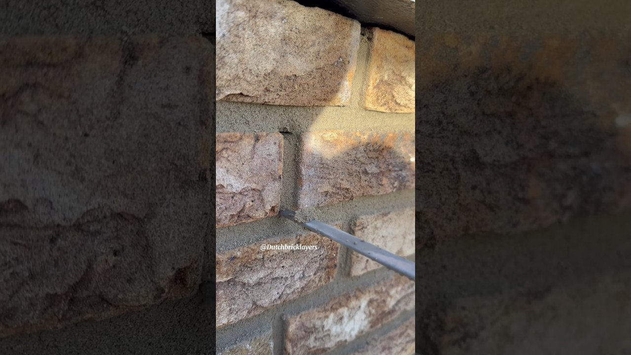 Creating air vent #asmrsounds #mortar #satisfyingvideos #brick
