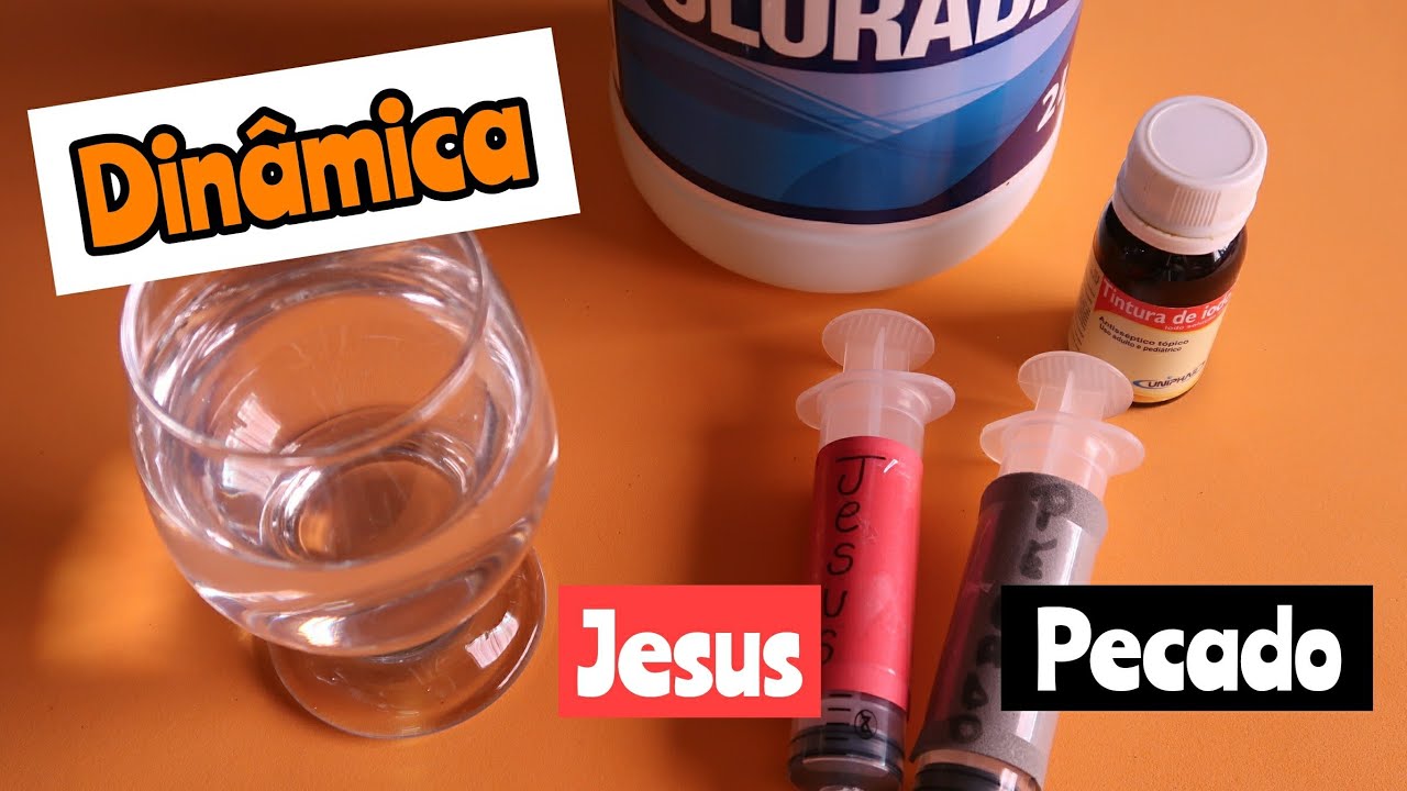 DINÂMICA: JESUS ME PURIFICA DE TODO O PECADO | Tia Gabi