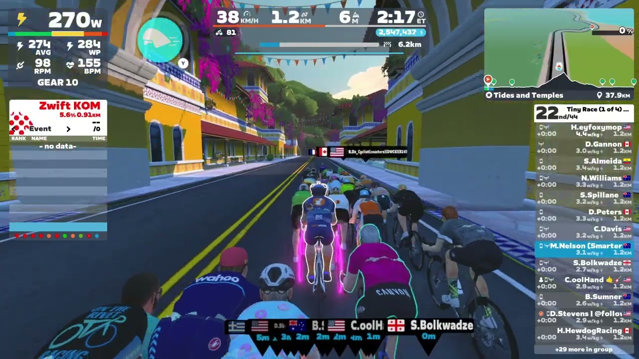 Zwift - Race: Tiny Races (1,2,3,4) by Zwift Insider (C Zone 3) 350-510 - “The Grade” Expansion