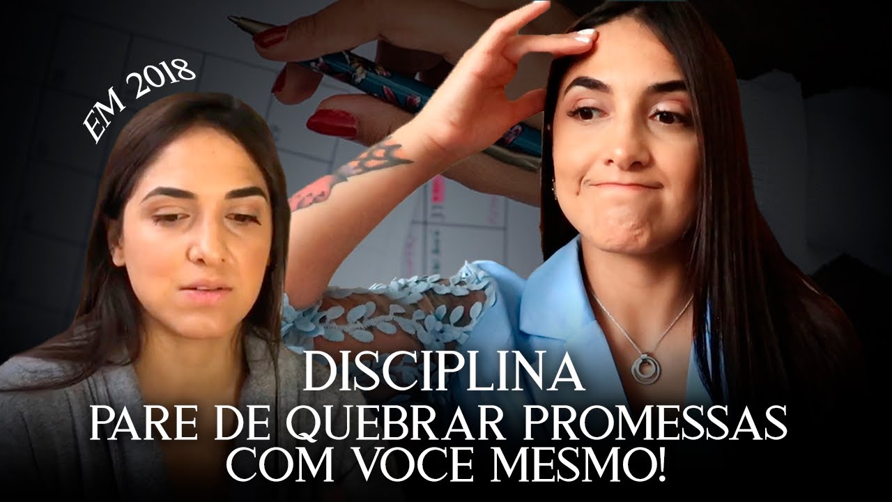 *DISCIPLINA* PARE DE QUEBRAR PROMESSAS COM VOC&Ecirc; MESMO! Disciplina para atingir os seus sonhos. ⭐️