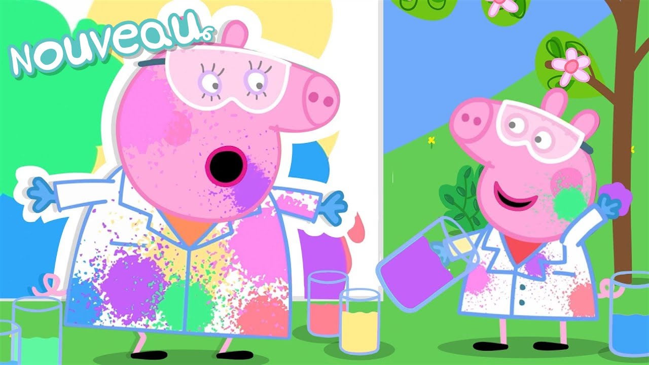 Les histoires de Peppa Pig  🌈 Journée peinture 🎨 Épisodes de Peppa Pig