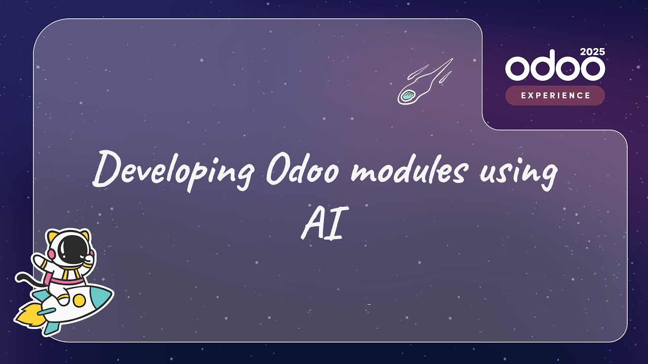 Developing Odoo modules using AI: a practical guide