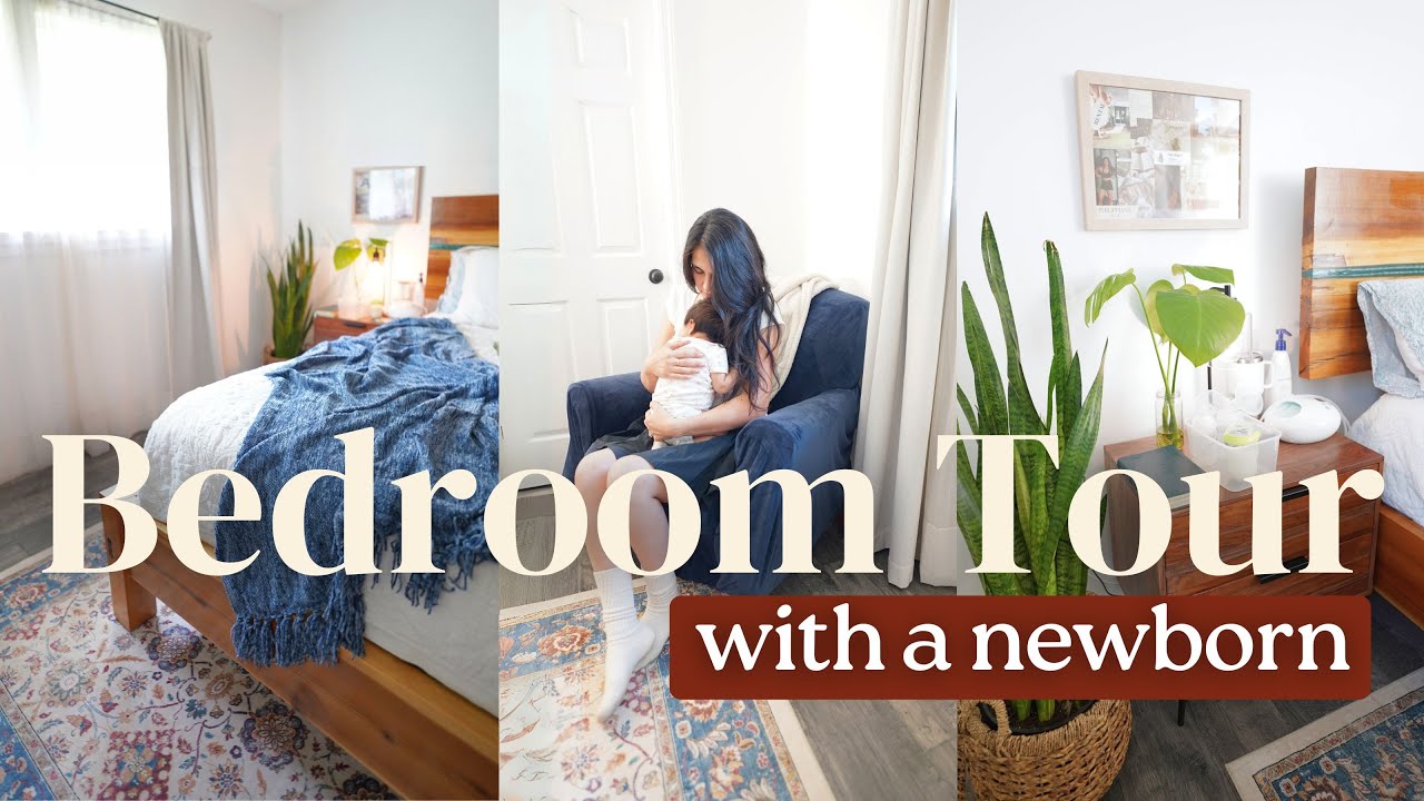 Cozy Minimalist Bedroom Tour 🌿 Shared Bedroom with Baby | Minimal Nursery Ideas & Small Space Living