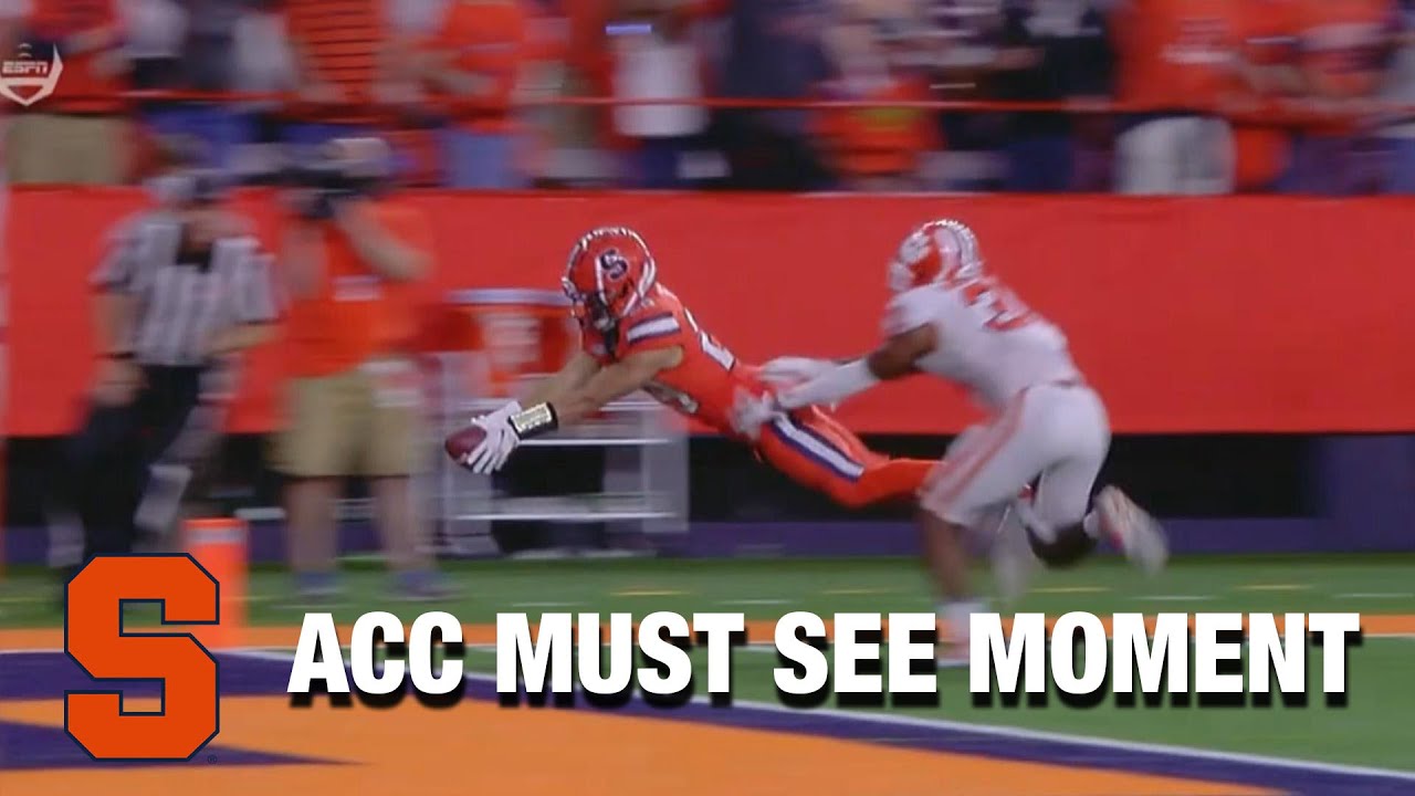 Syracuse's Trebor Pena Spins Away From Clemson For A 62-Yard Touchdown  | ACC Must See Moment