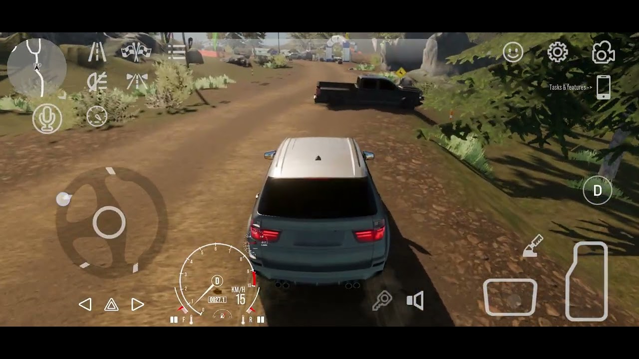 I went off road with my friend with BMW X5 VS GMC sierra 